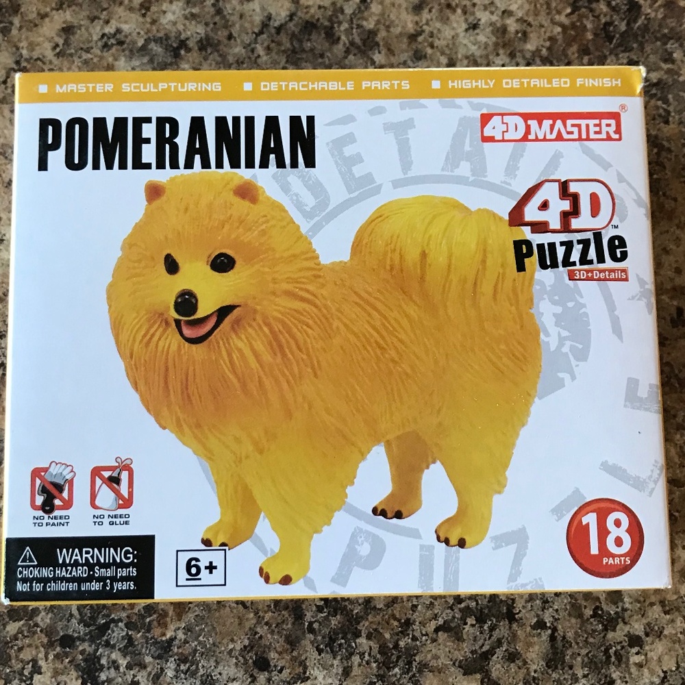 NWOT Pomeranian Puzzle 4D Dog